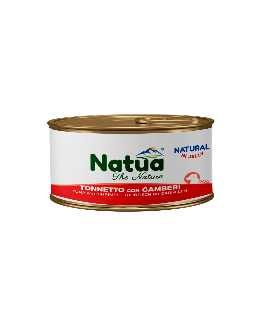 Natua dog - Natural in Jelly - Tonnetto con Gamberi - 85 gr