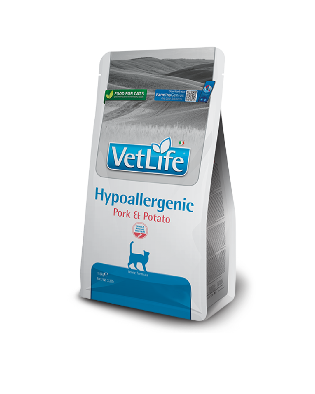 Farmina - Vet Life -  Gatto Hypo Maiale e Patate 1,5kg