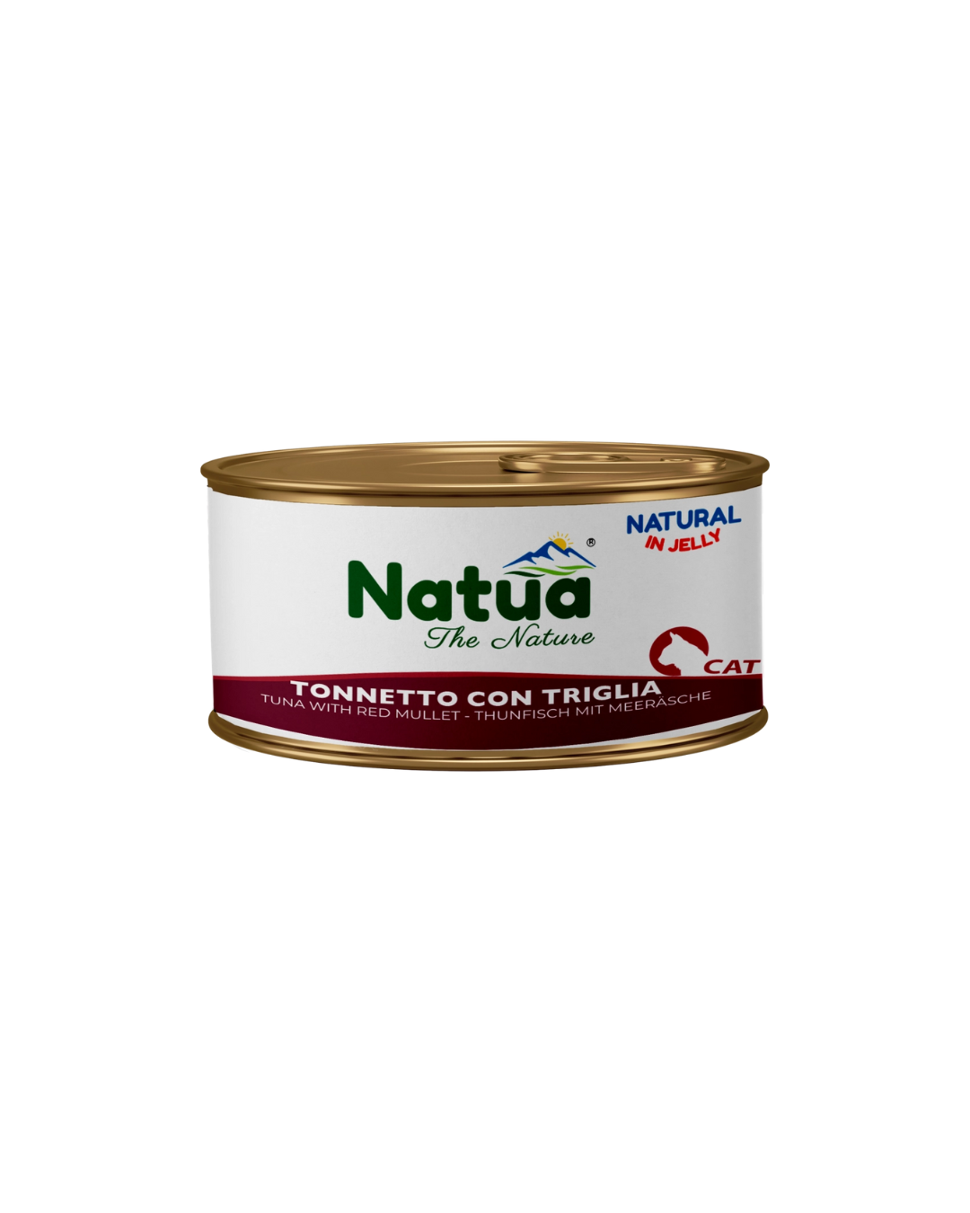 Natua cat - Straccetti in Jelly - Tonnetto con Triglia - 85 gr