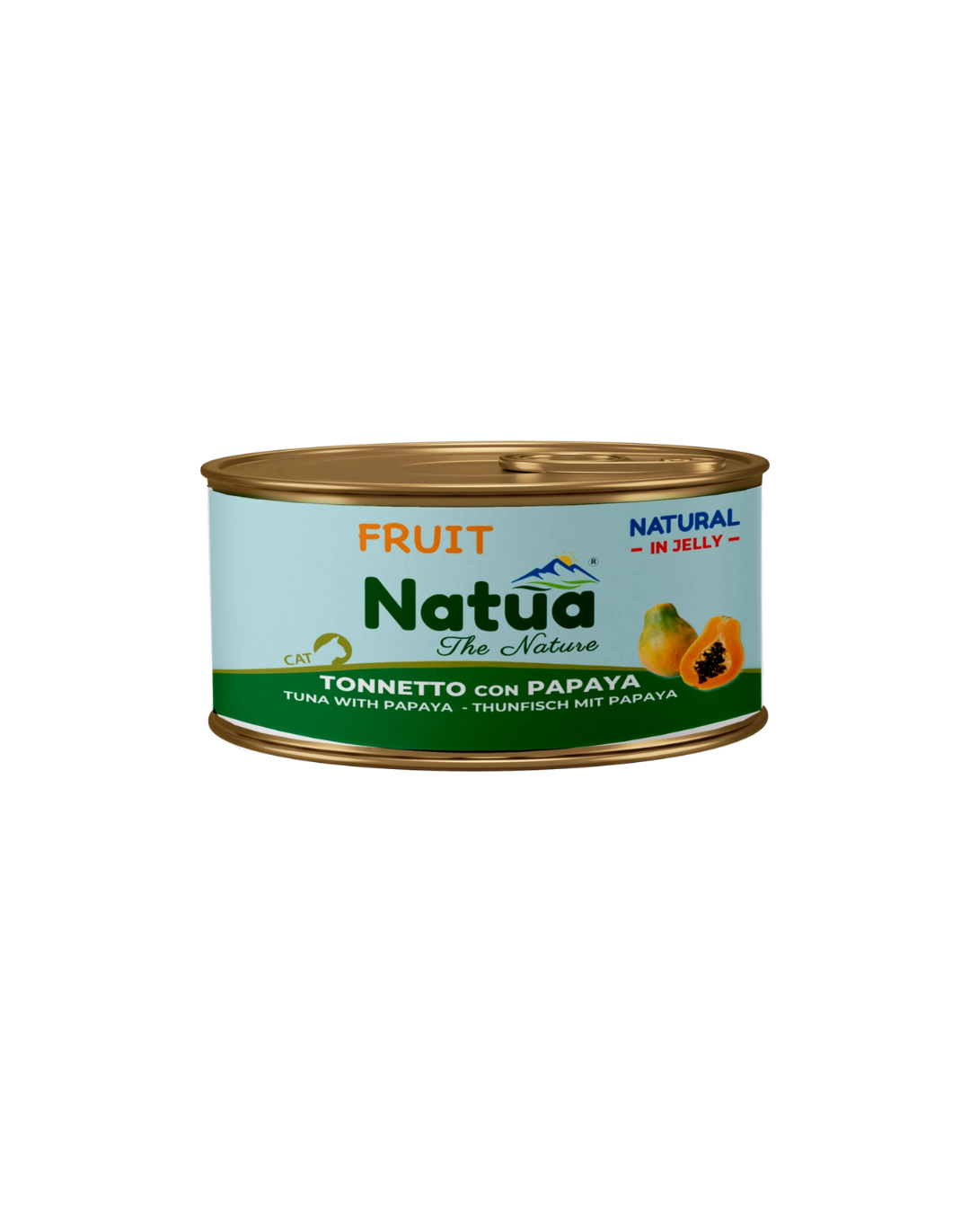 Natua cat - Straccetti in Jelly - Tonno e Papaya - 85 gr