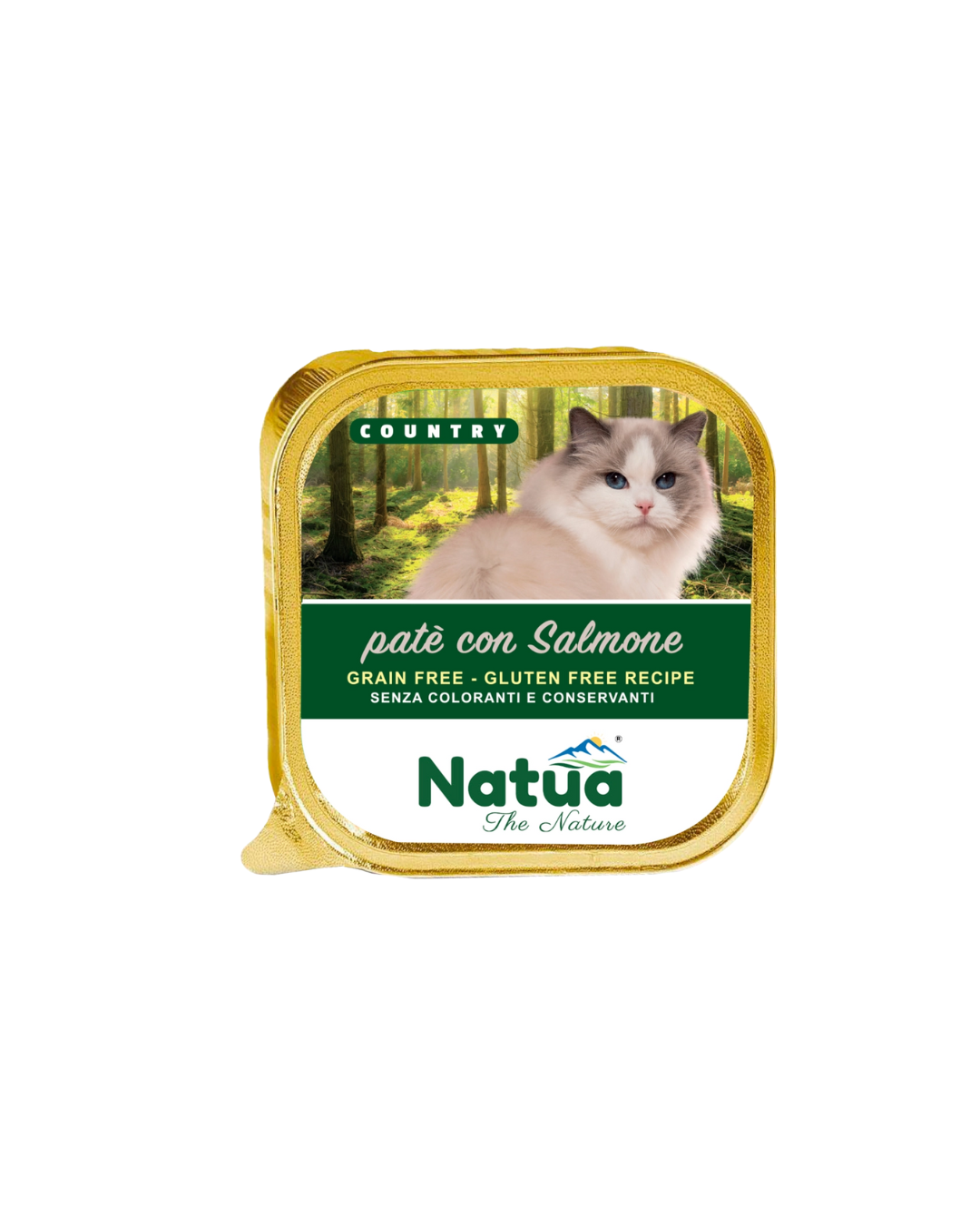 Natua cat country - Patè con Salmone - 100 gr