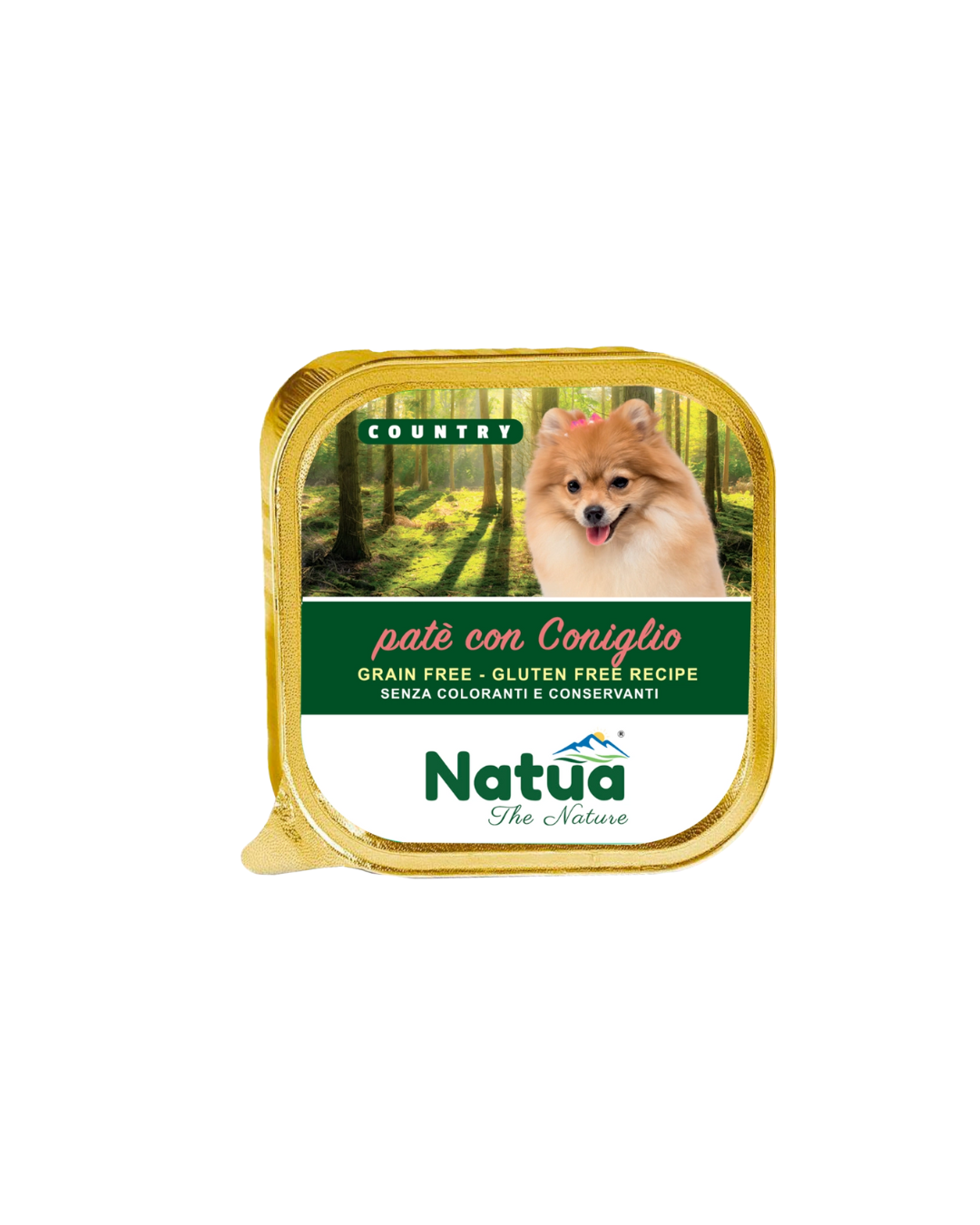 Natua dog country - Patè con Coniglio - 100 gr