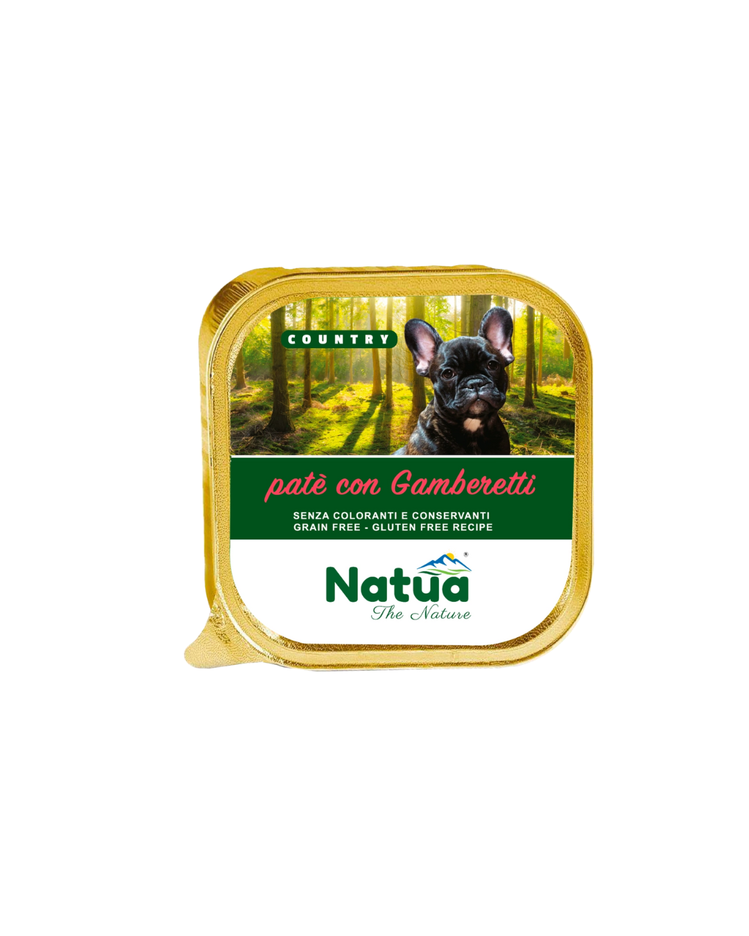 Natua dog country - Patè with Shrimps - 100 gr