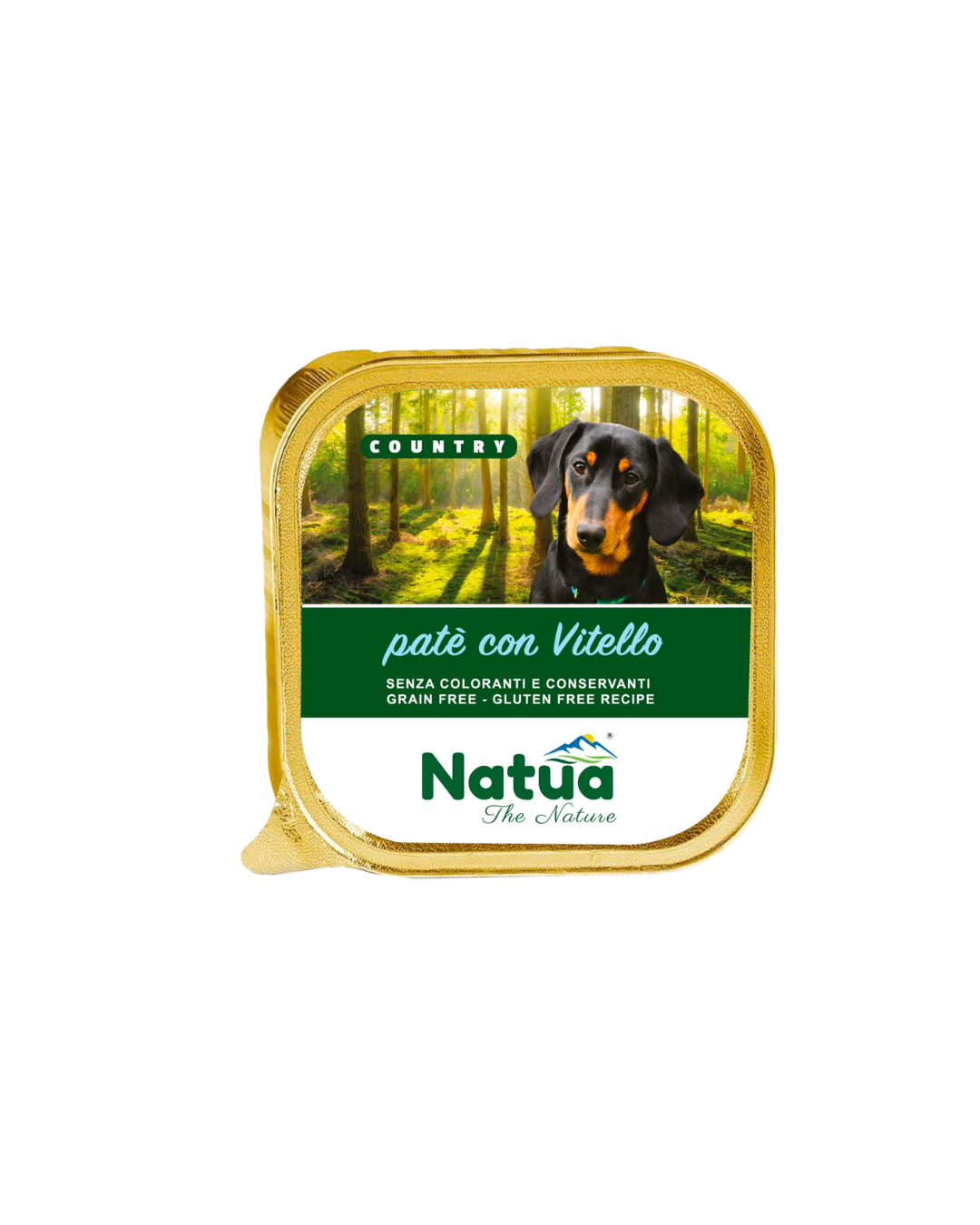 Natua dog country - Patè con Vitello - 100 gr