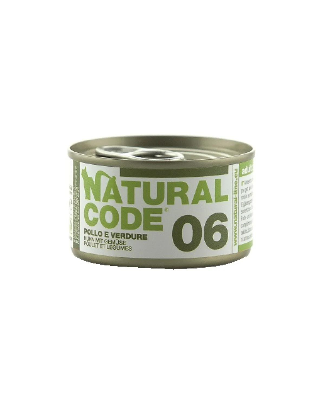 Natural Code 06 - Strips for Cats - Chicken and Vegetables in broth - 85gr 