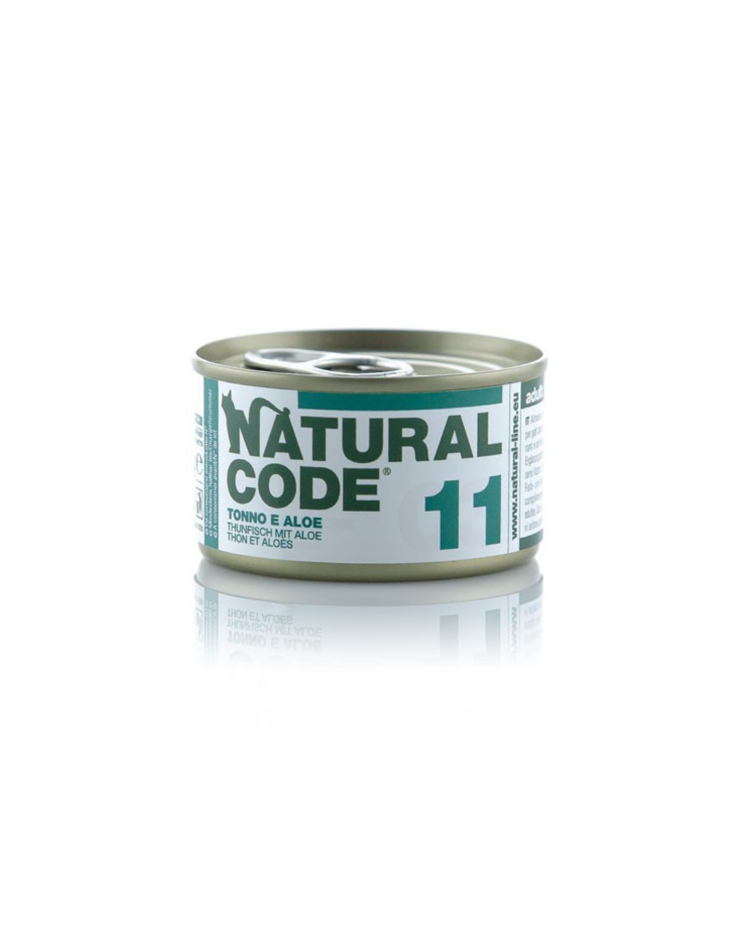 Natural code 11 - Strips for cats - Tuna and Aloe in broth - 85gr 