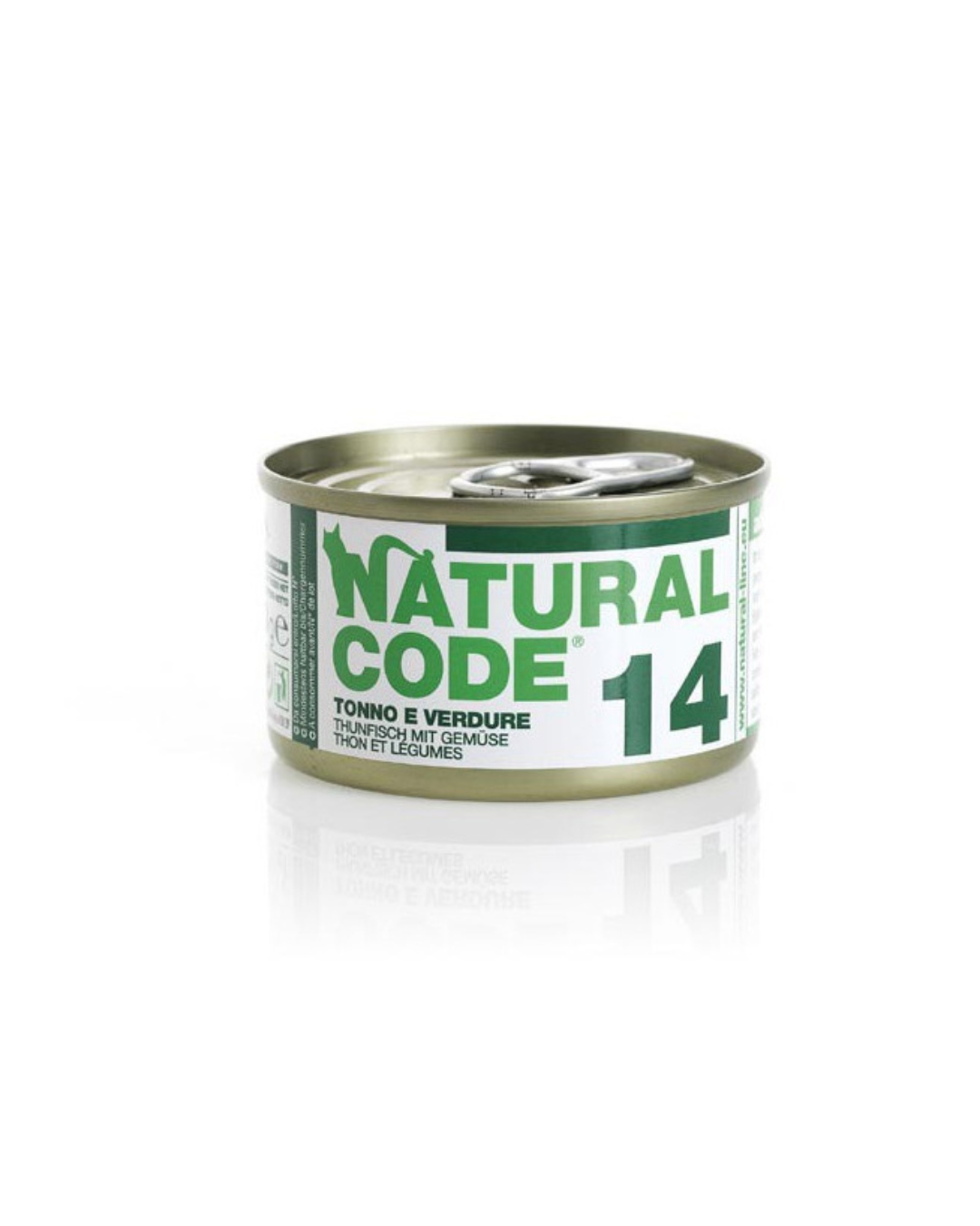 Natural code 14 - Strips for cats - Tuna and vegetables in broth - 85gr 