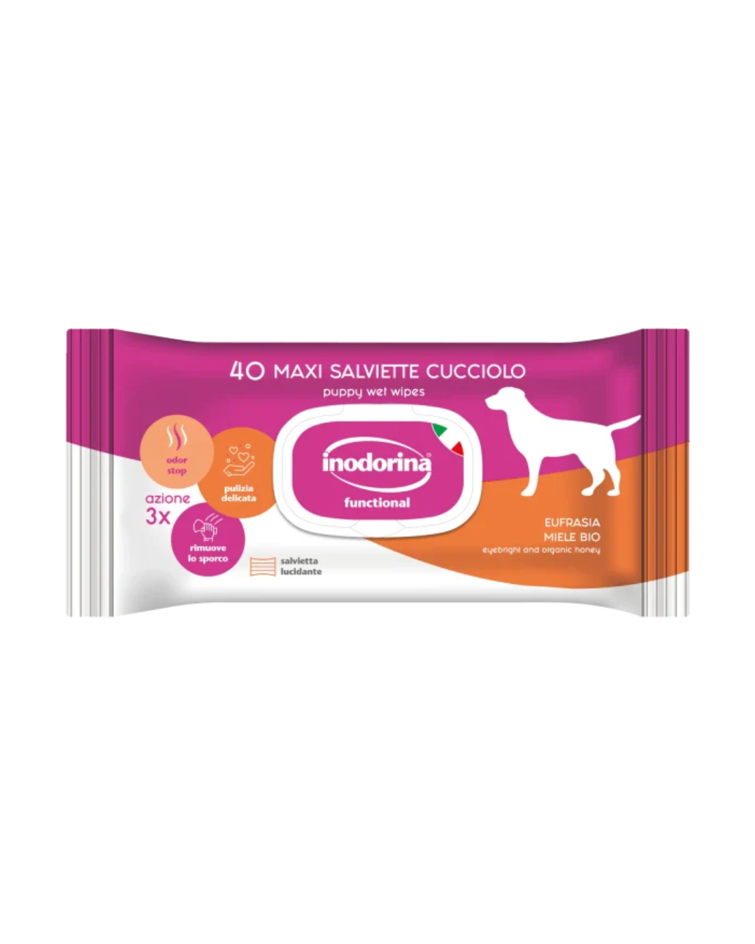 Inodorina - Puppy Wipes - 40 pcs 