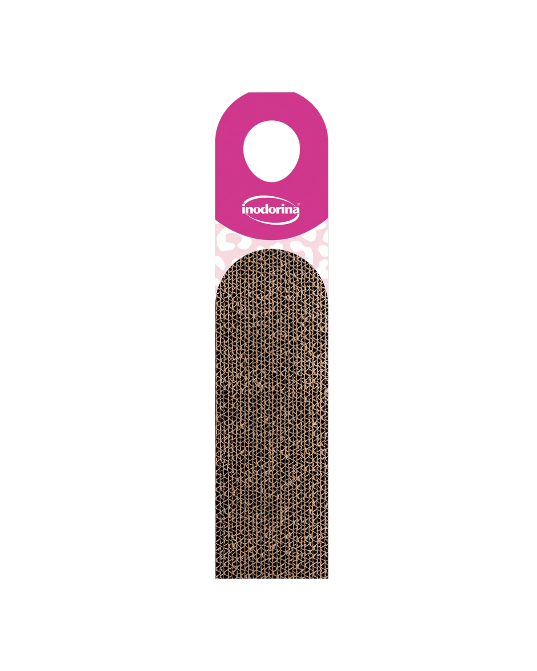 Inodorina - Home Design Scratching Post - in Cardboard with Dried Catnip - Pink