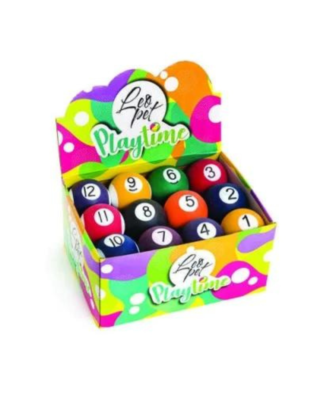 LeoPet - Rubber Billiard Ball - Assorted Numbers - 0.6 cm