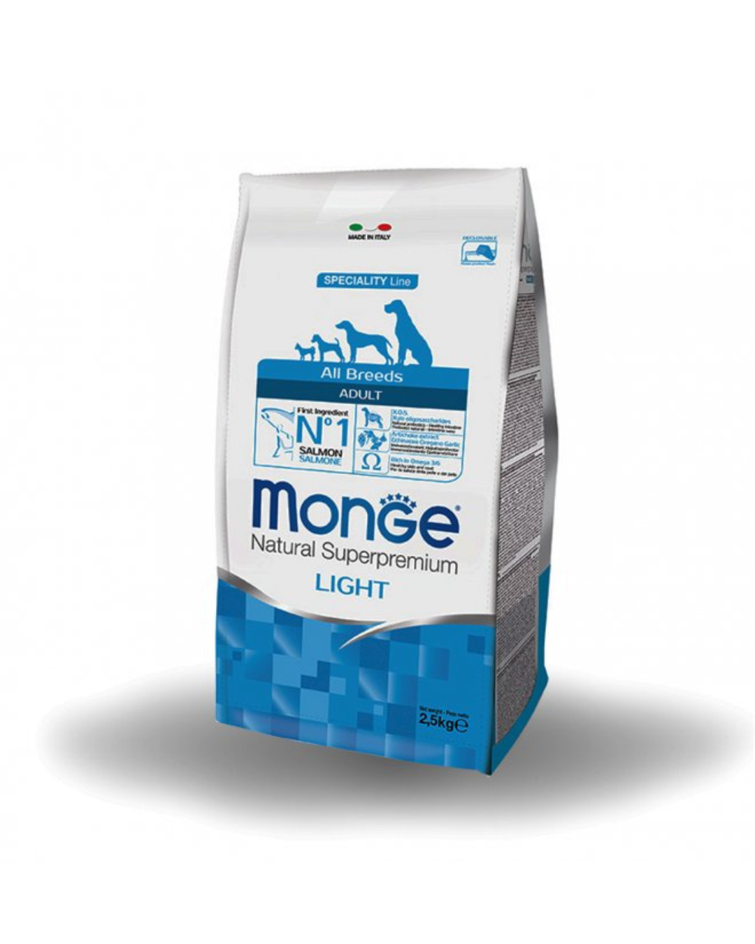 Monge - All Breed Light Salmone e Riso - 2,5 kg