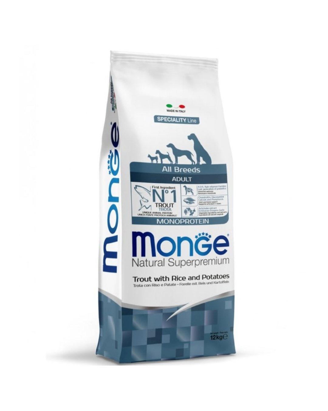 Monge - All Breeds Adult - Trota 12 kg