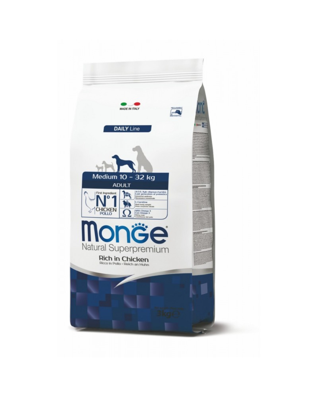 Monge - Medium Adult Chicken 12 kg