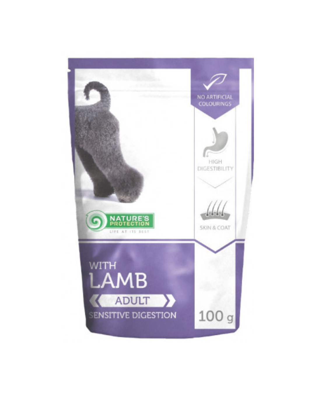 Nature's Protection - Pouch Adult Dog - Wet Food in Sachet - Lamb 100 gr