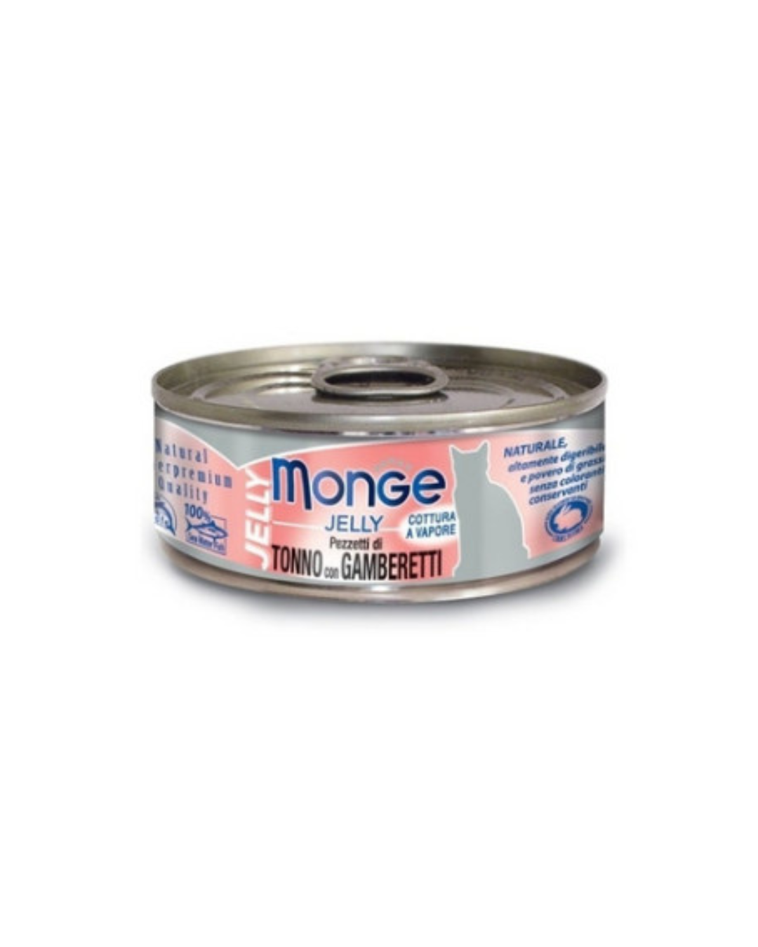 Monge - Jelly per Gatti - Pezzetti di Tonno e Gamberetti 80 gr