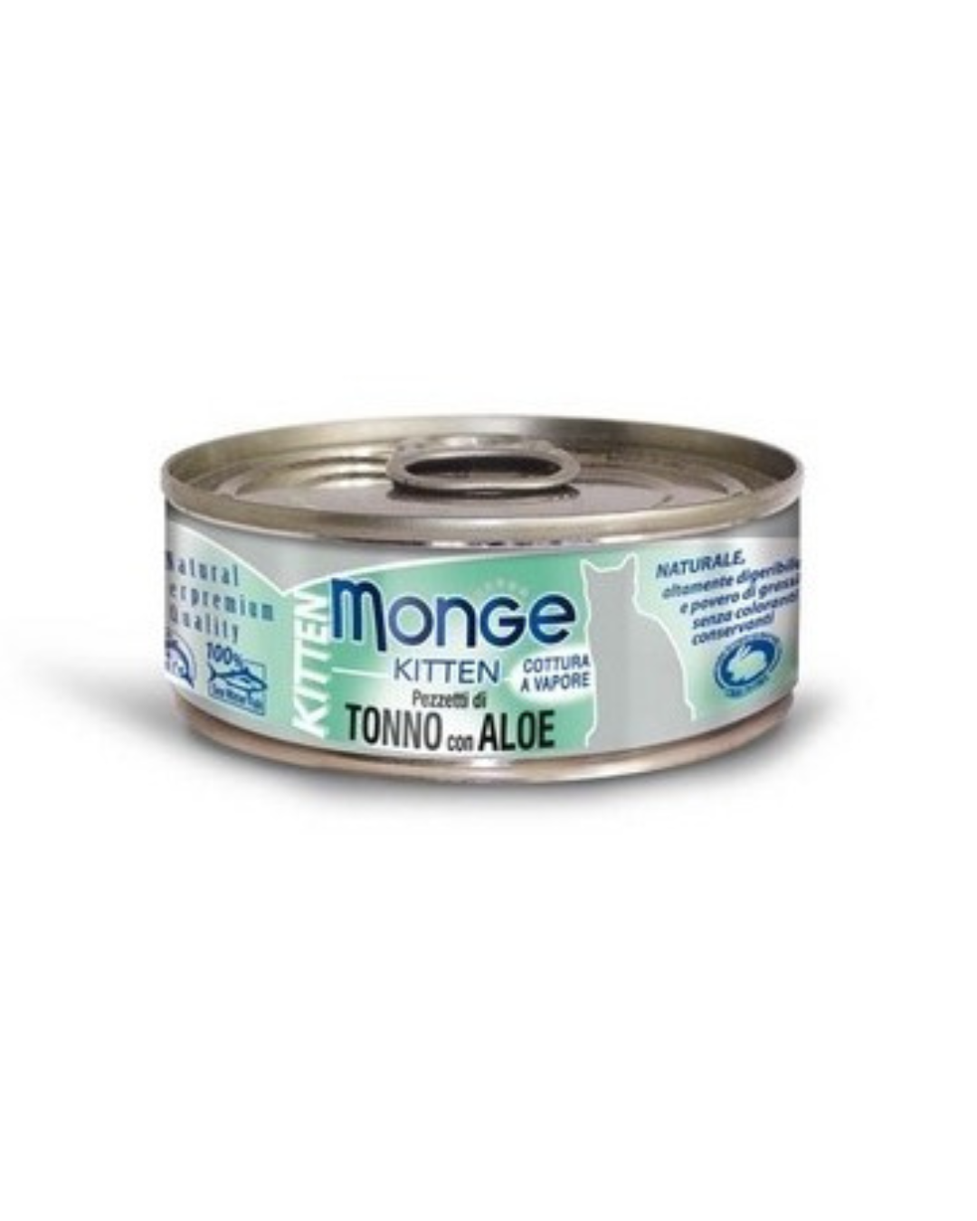 Monge - Jelly for Cats Kitten - Pieces of Tuna and Aloe 80 gr