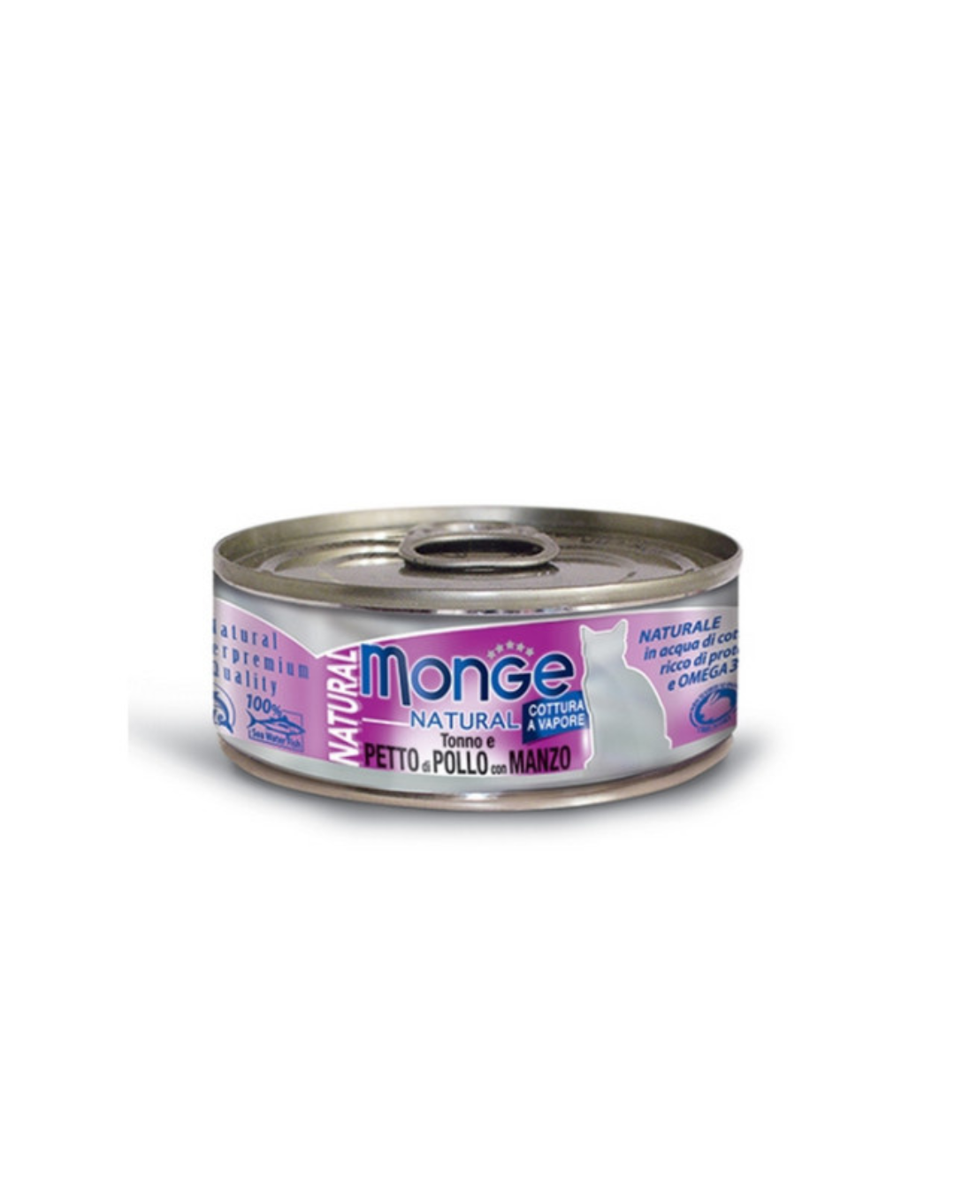 Monge - Natural for Cats - Tuna, Chicken and Beef 80 gr