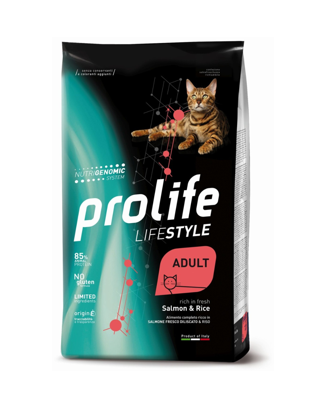 Prolife - Lifestyle Cat Adult - Salmone e Riso 1,5 kg