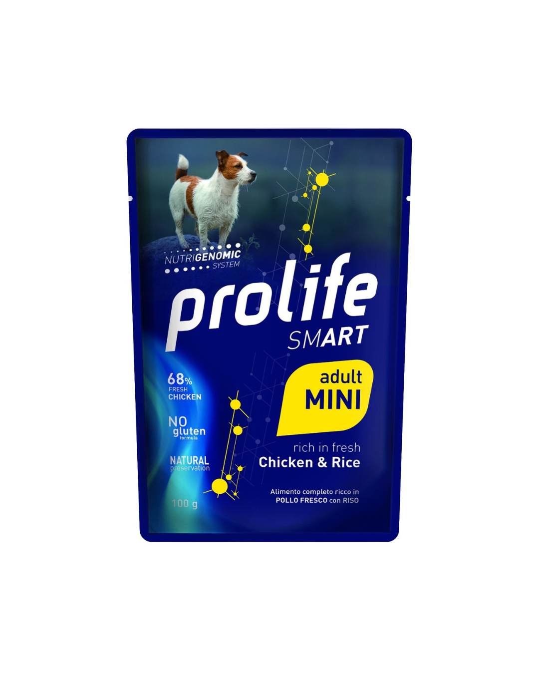 Prolife - Smart Dog Adult Mini - Chicken and Rice - Wet in Sachet 100 gr