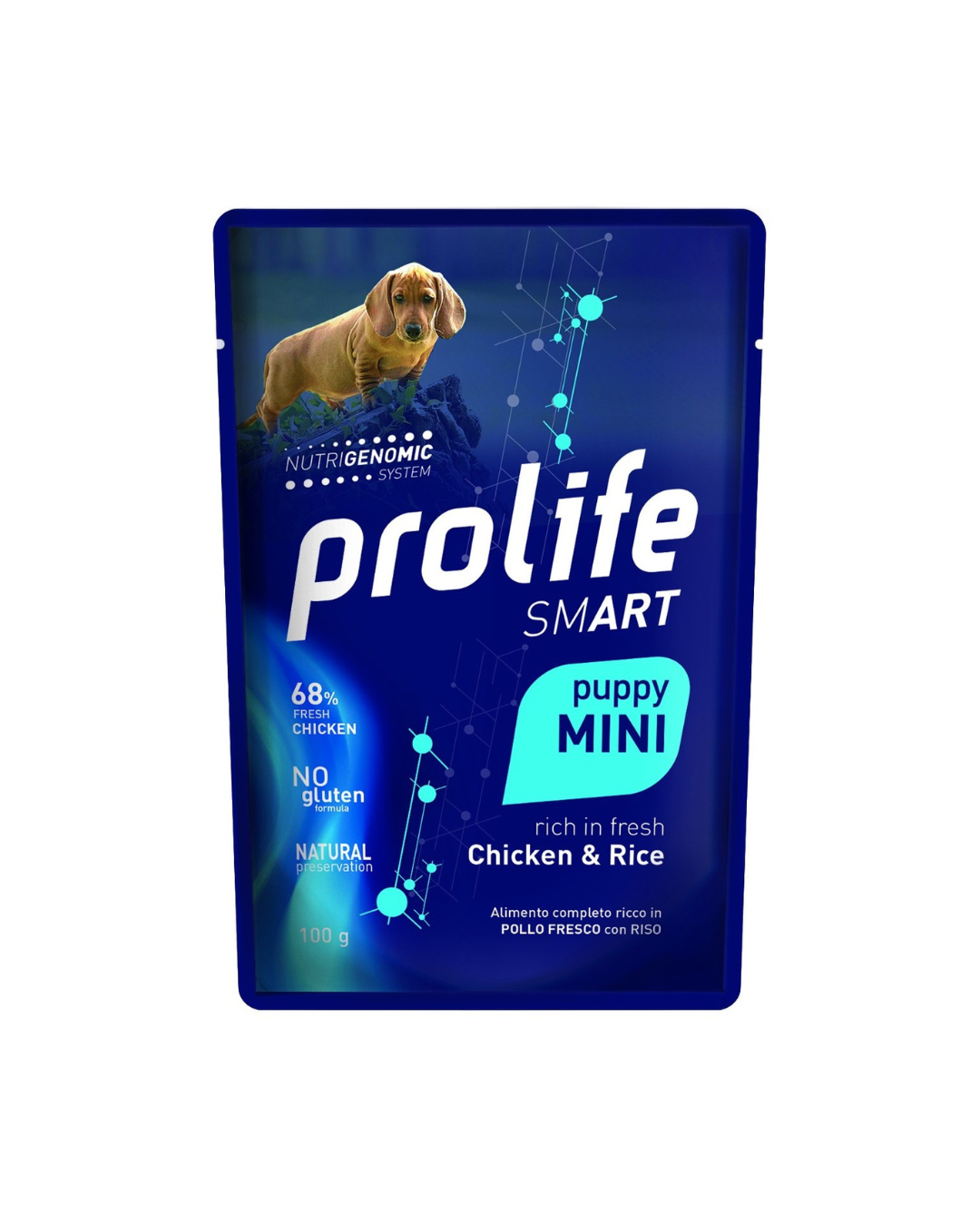 Prolife - Smart Dog Puppy - Pollo e Riso - Umido in Bustina 100 gr