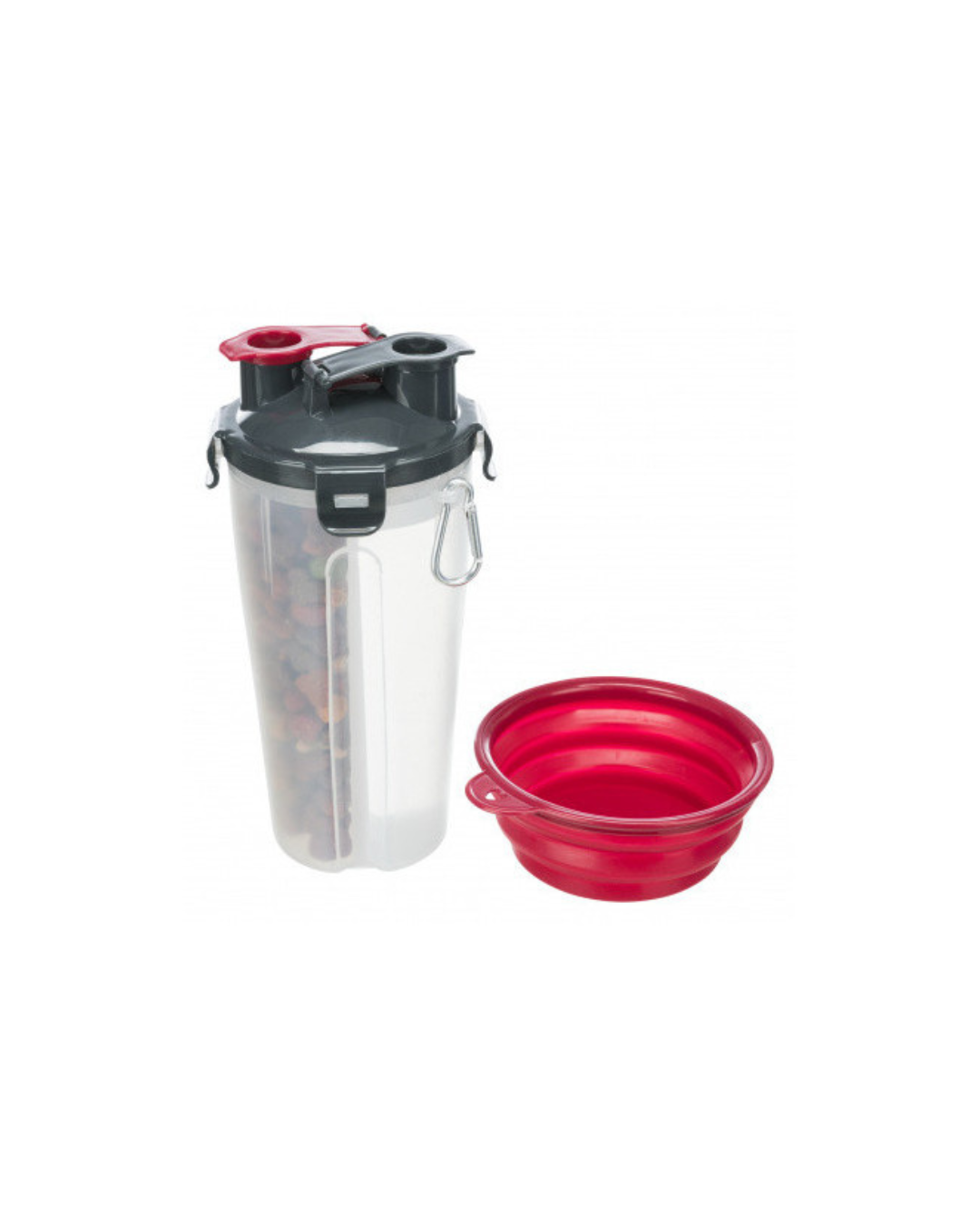 Trixie - Container bottle for food and water - Size 2x0.35lt 11x23 cm