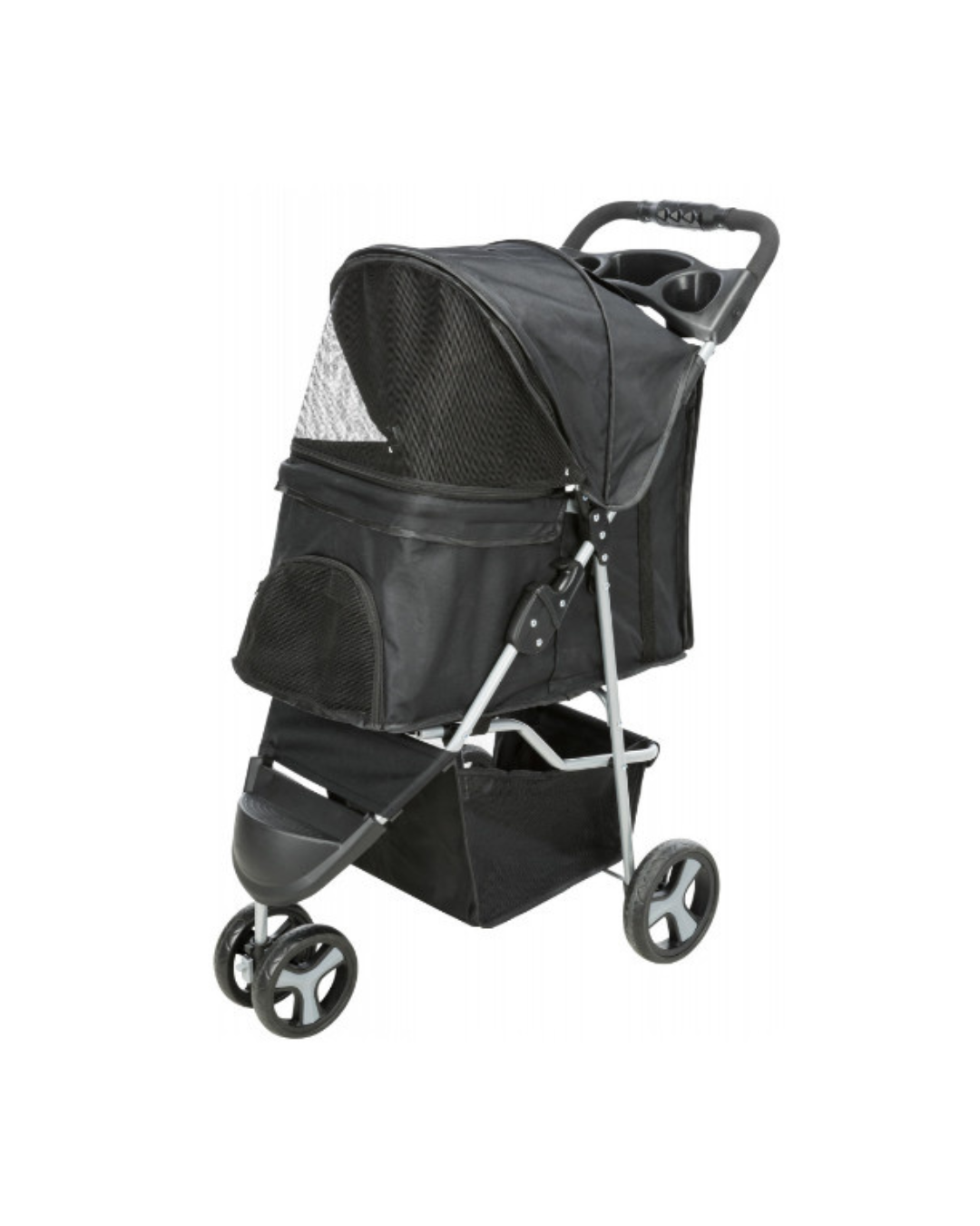 Trixie - Stroller for Dogs and Cats - Size 47x100x80 cm - Gray Color