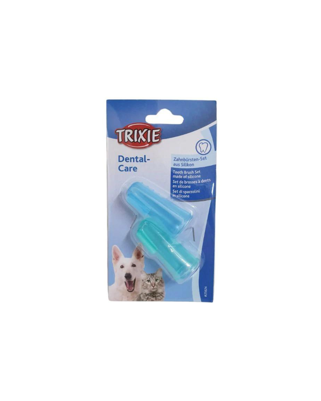 Trixie - Finger Toothbrush Set - 6cm - 2pcs 