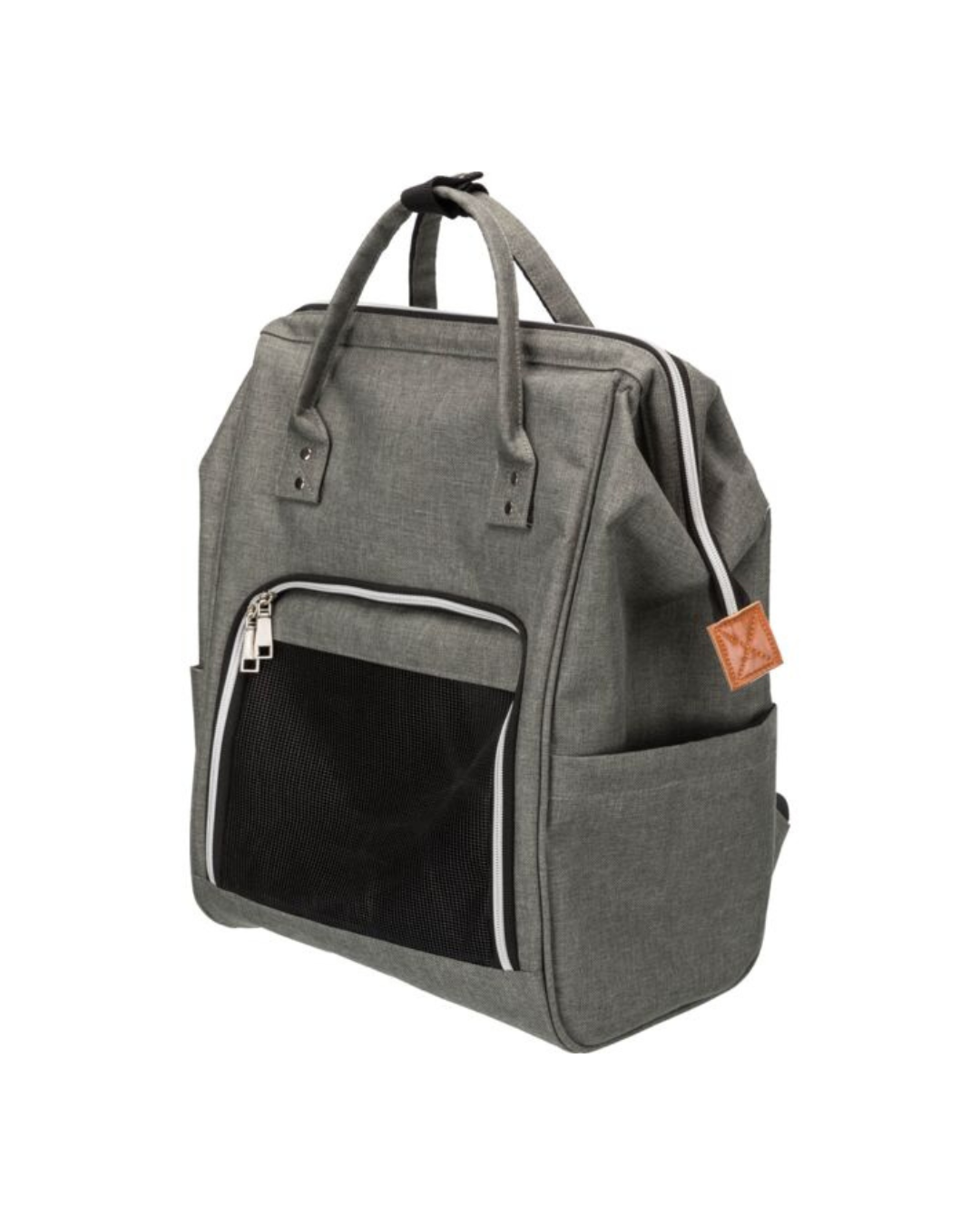 Trixie - Zaino Ava - Misura 32x42x22 cm - Colore Grigio