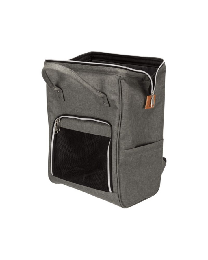 Trixie - Zaino Ava - Misura 32x42x22 cm - Colore Grigio