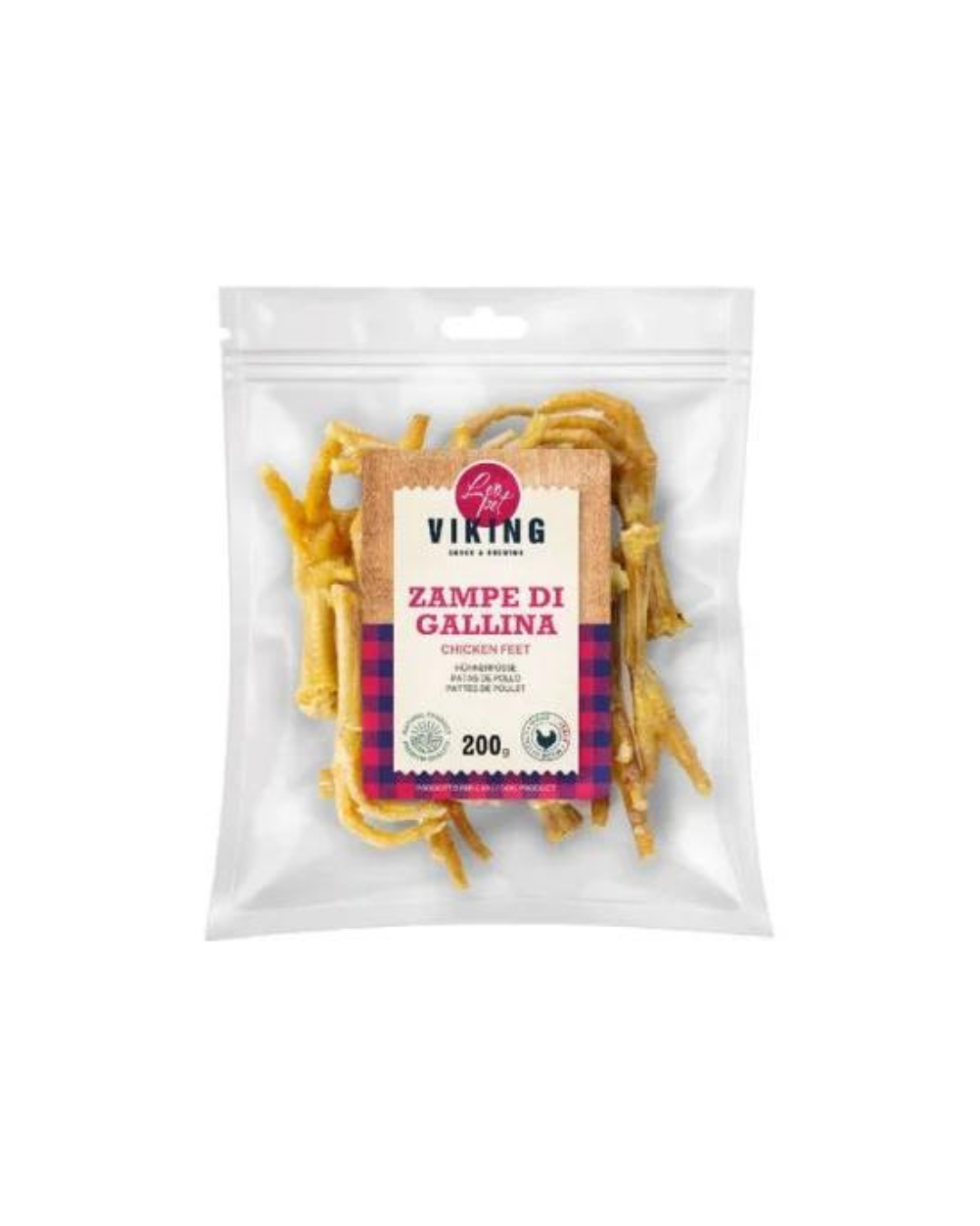 Viking Leopet - Zampe di Gallina - Confezione 200gr (peso minimo)