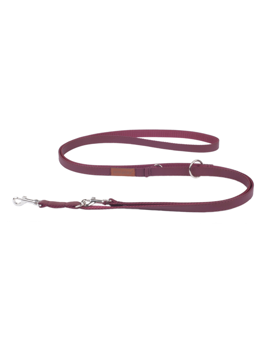 Amiplay - 6 in 1 adjustable leash NEW YORK Burgundy S