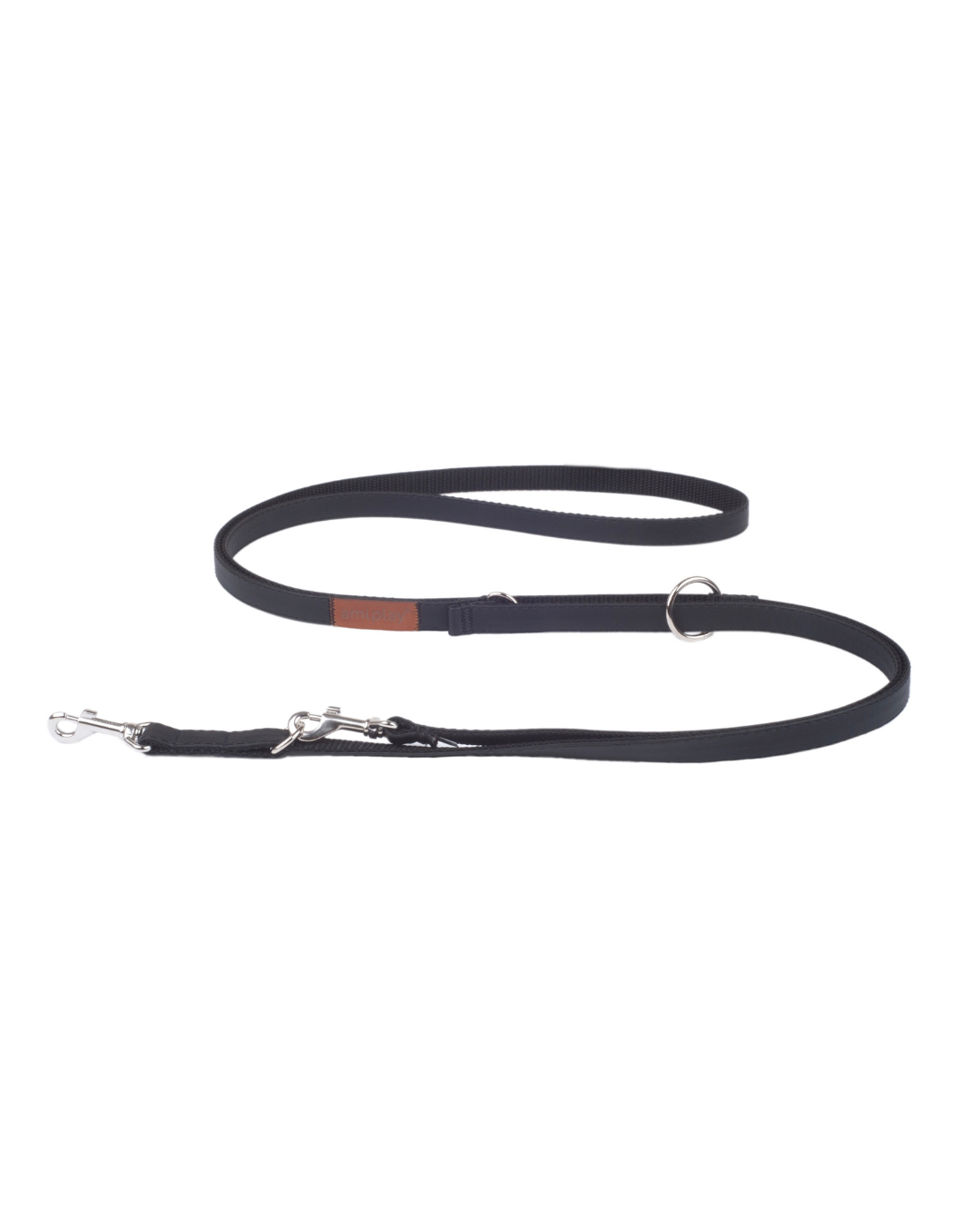 Amiplay - Adjustable leash 6 in 1 NEW YORK Black S