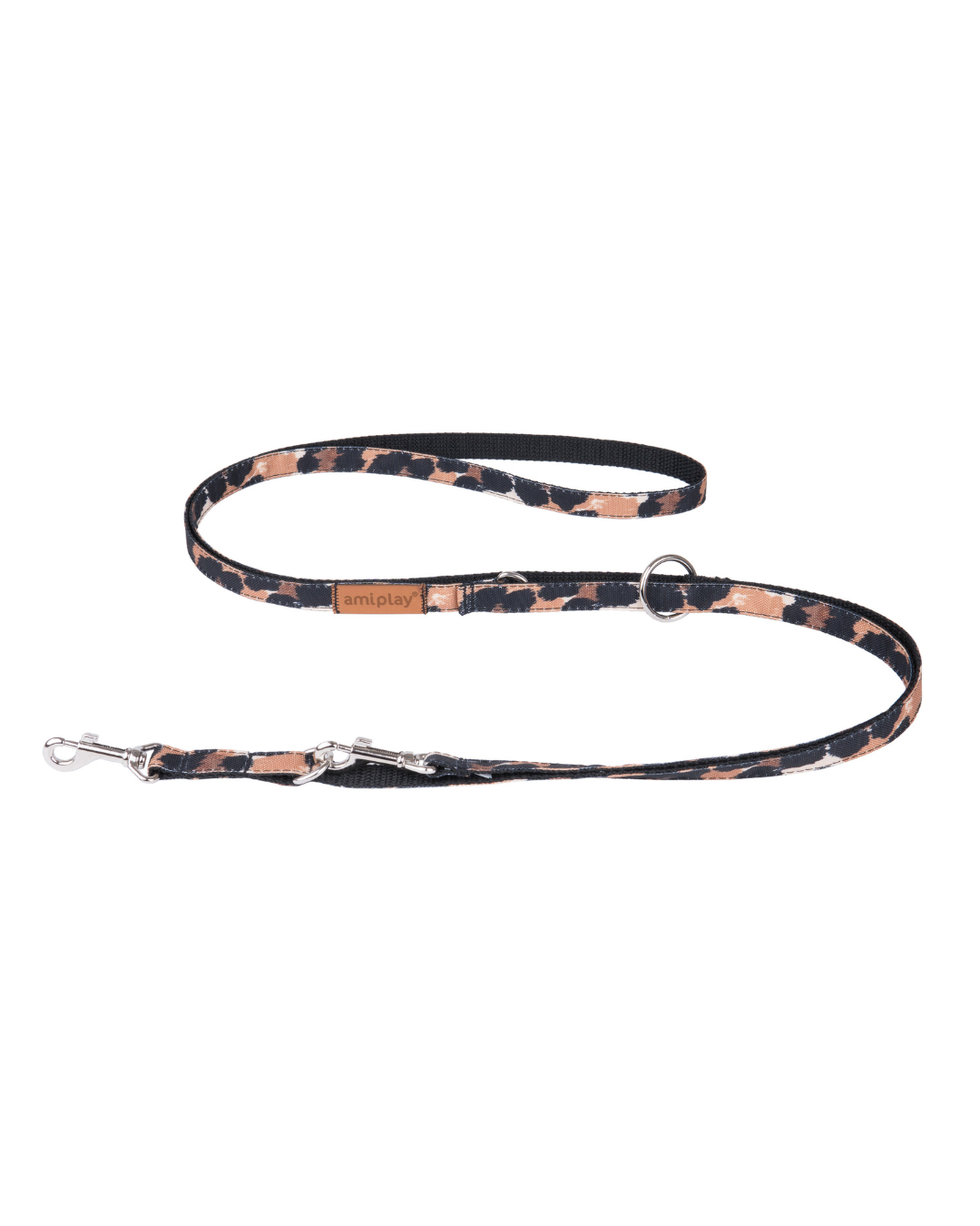 Amiplay - 6 in 1 adjustable leash SAFARI Leopard S