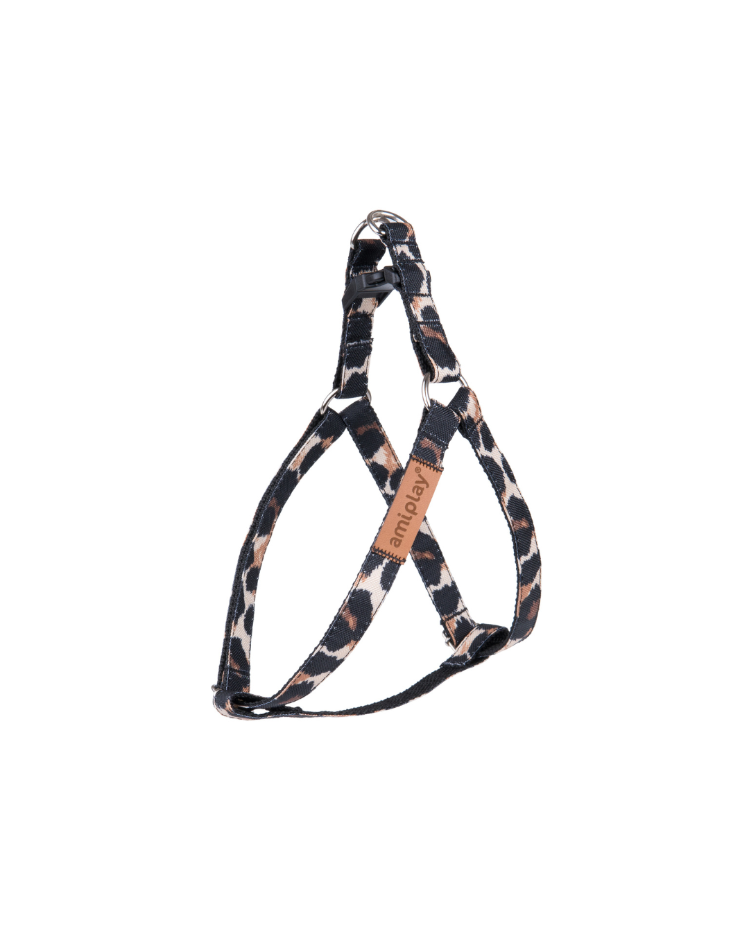 Amiplay - SAFARI Leopard Print Adjustable Harness M