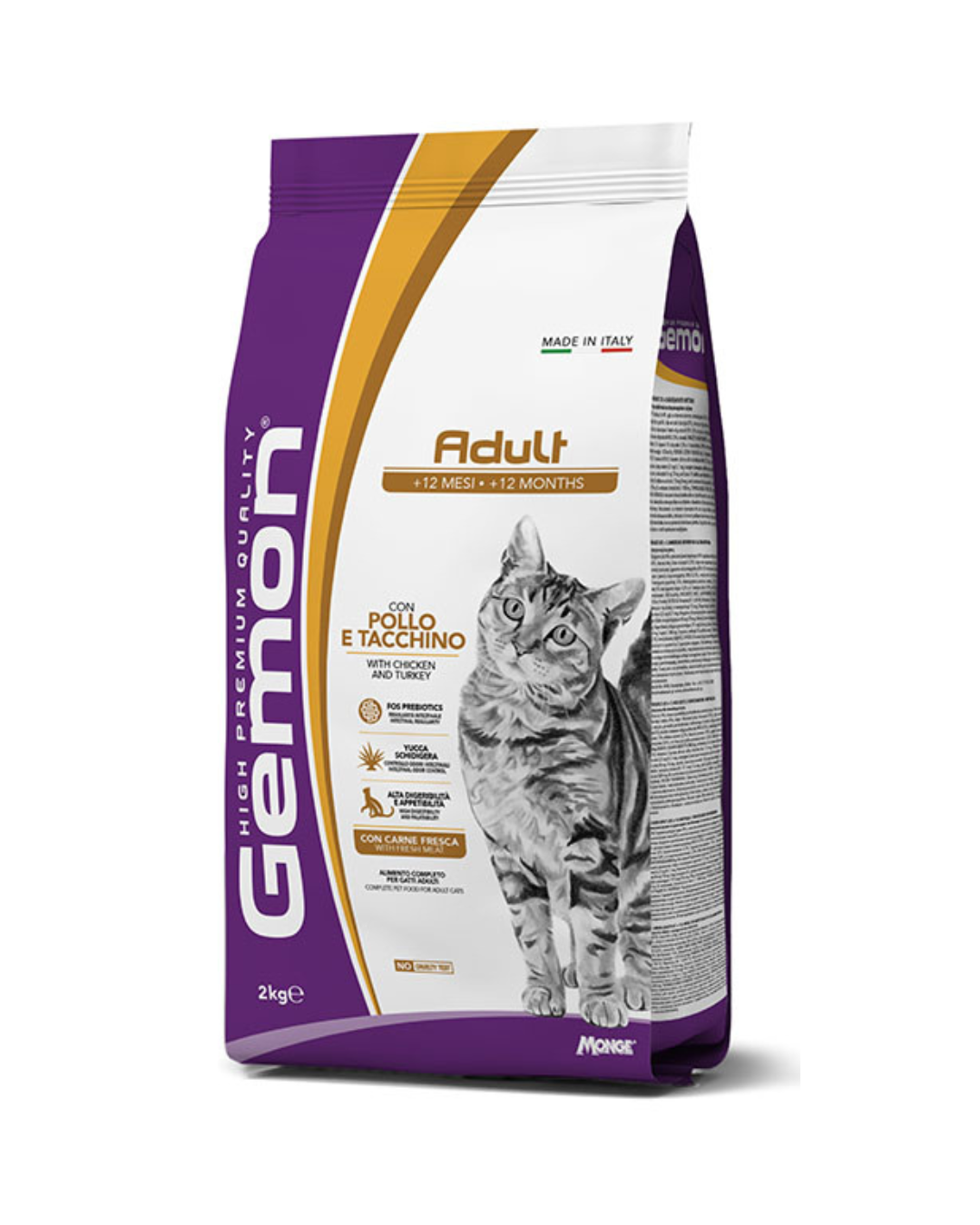 Gemon - Cat Adult Complete - Chicken and Turkey 2 kg