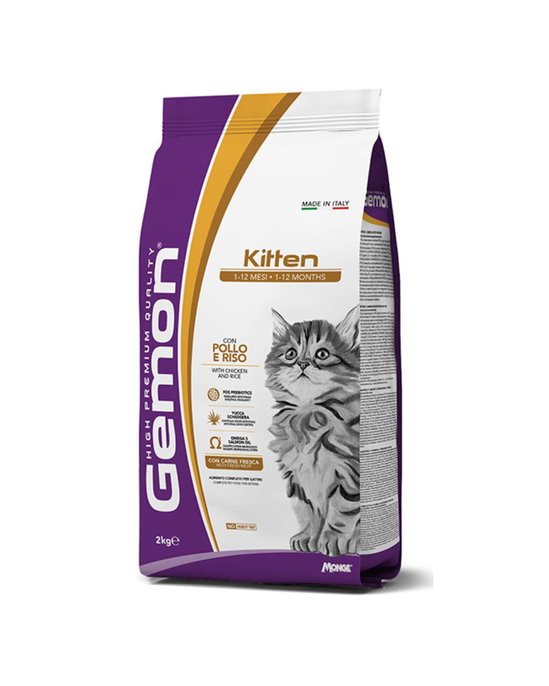 Gemon - Cat Kitten Pollo e Riso 2 kg