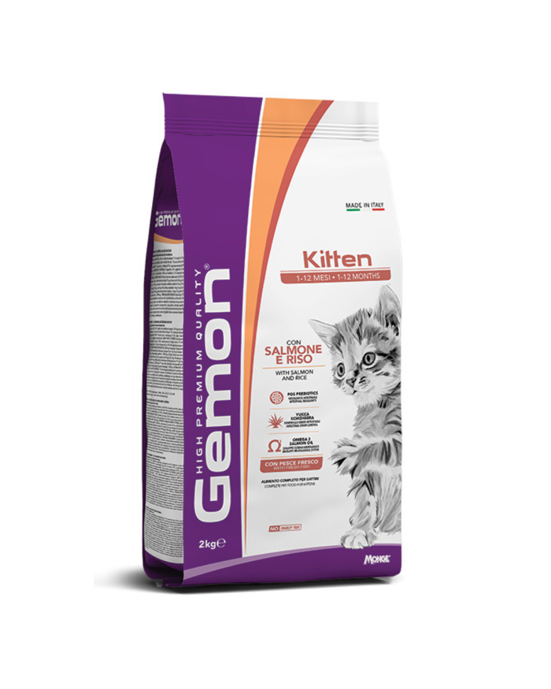 Gemon - Cat Kitten Salmon and Rice 2 kg