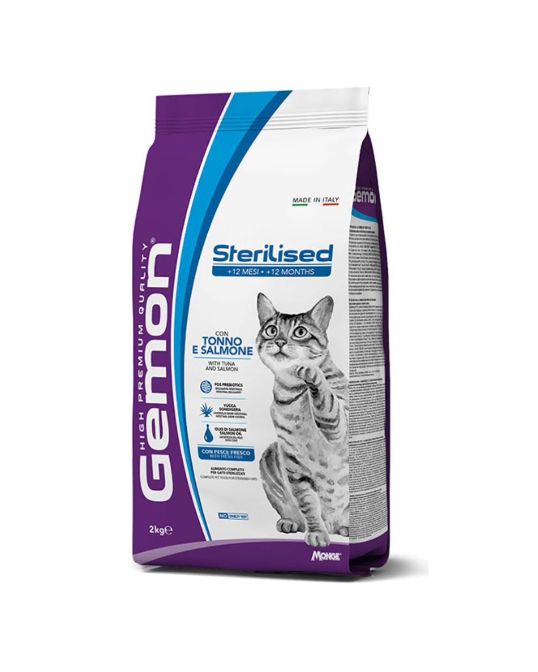 Gemon - Cat Sterilized Complet - Tonno e Salmone 2 kg