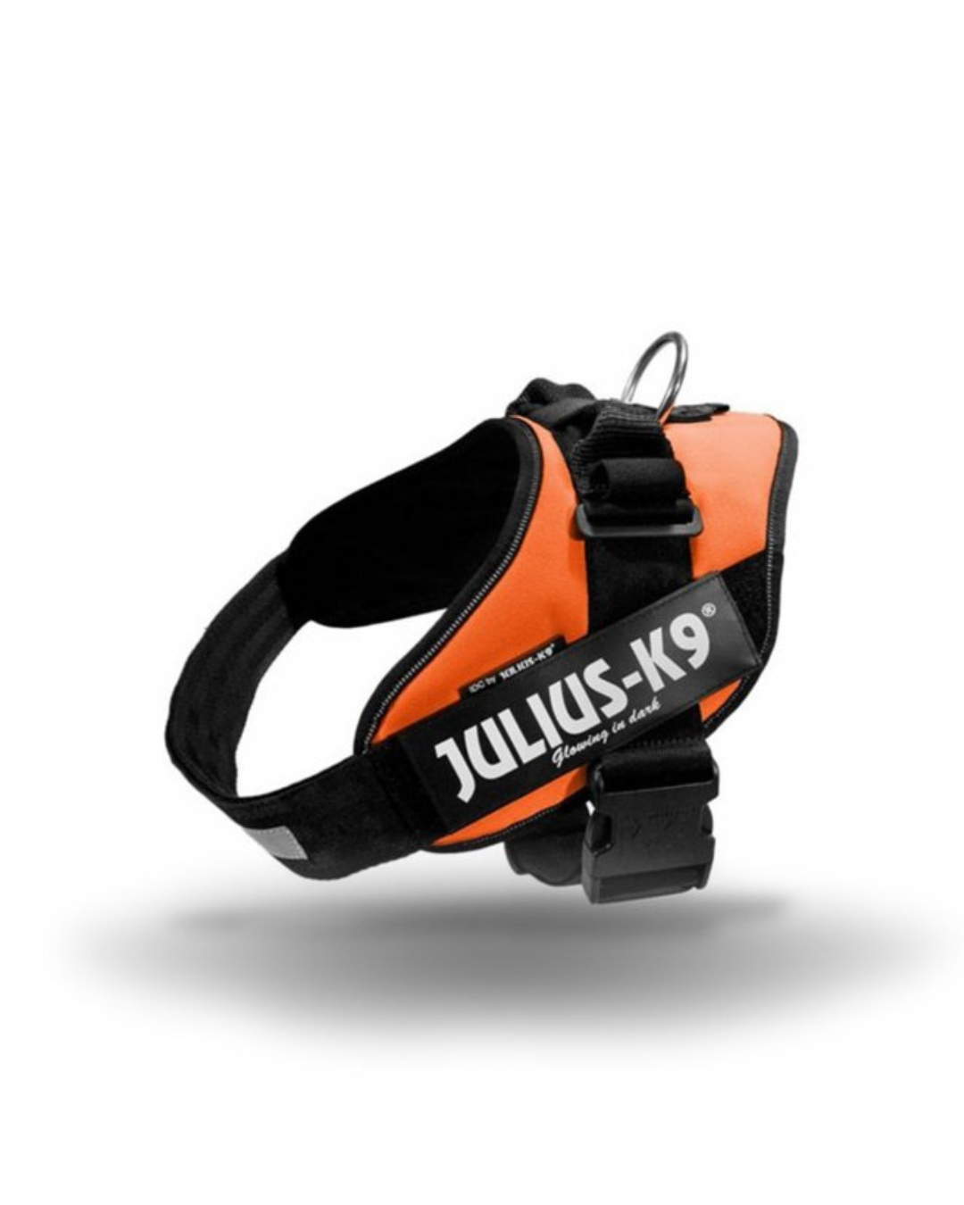 Julius K9 - IDC Powerharness Pettorina Arancio Fluo - Taglia Mini-Mini XS 40-53 cm - Peso 4/7 kg