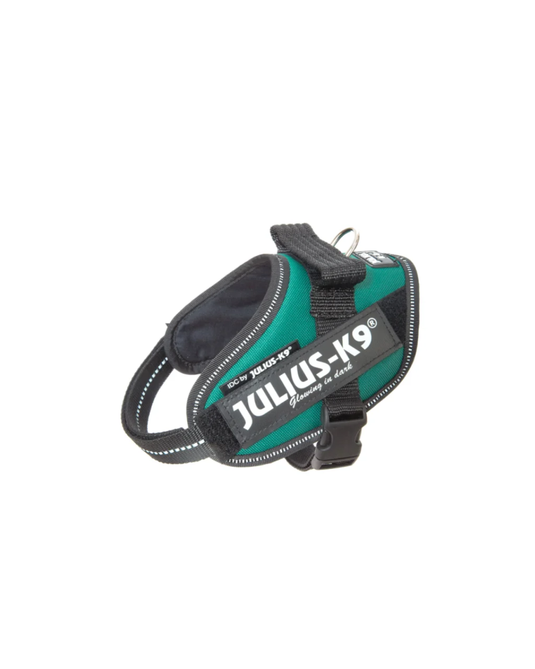 Julius K9 - IDC Powerharness Pettorina Verde Scuro - Taglia Mini-Mini 40-53 cm - Peso 4/7 kg