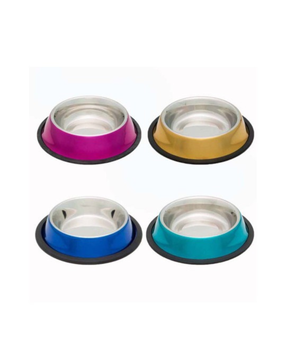 Leopet - Anti-slip Steel Bowl Glow 450 ml