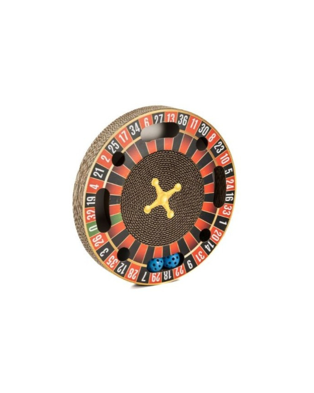 Leopet - Roulette Cardboard Scratching Post 40x40x5h cm