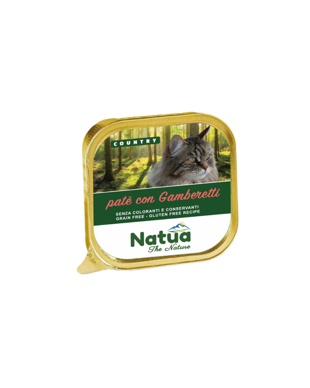 Natua cat country - Patè con Gamberetti - 100 gr