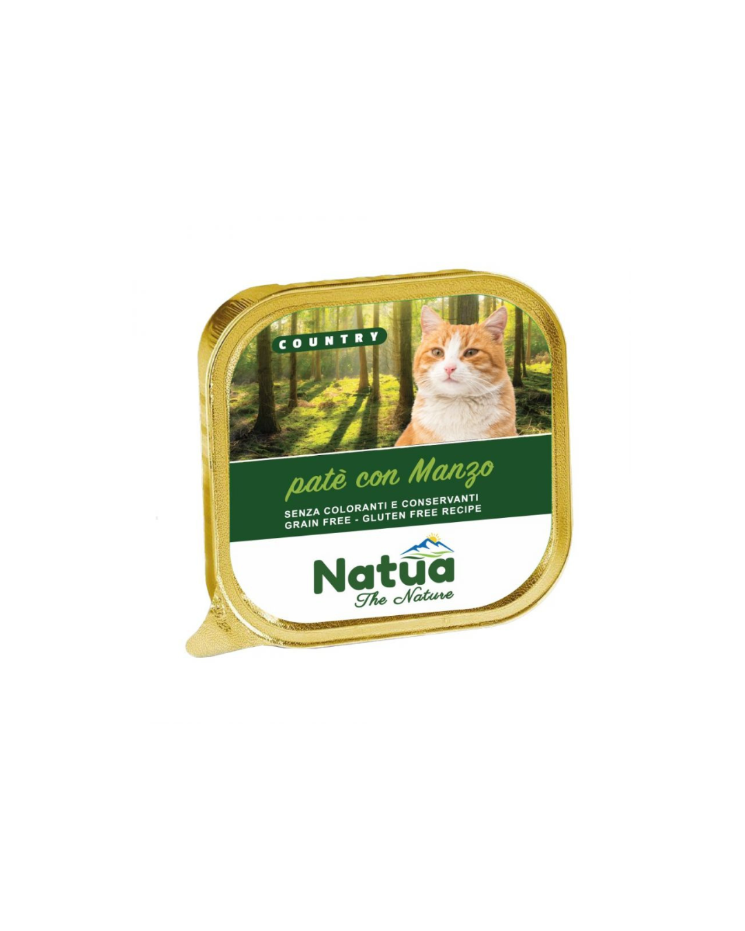 Natua cat country - Patè with Beef - 100 gr