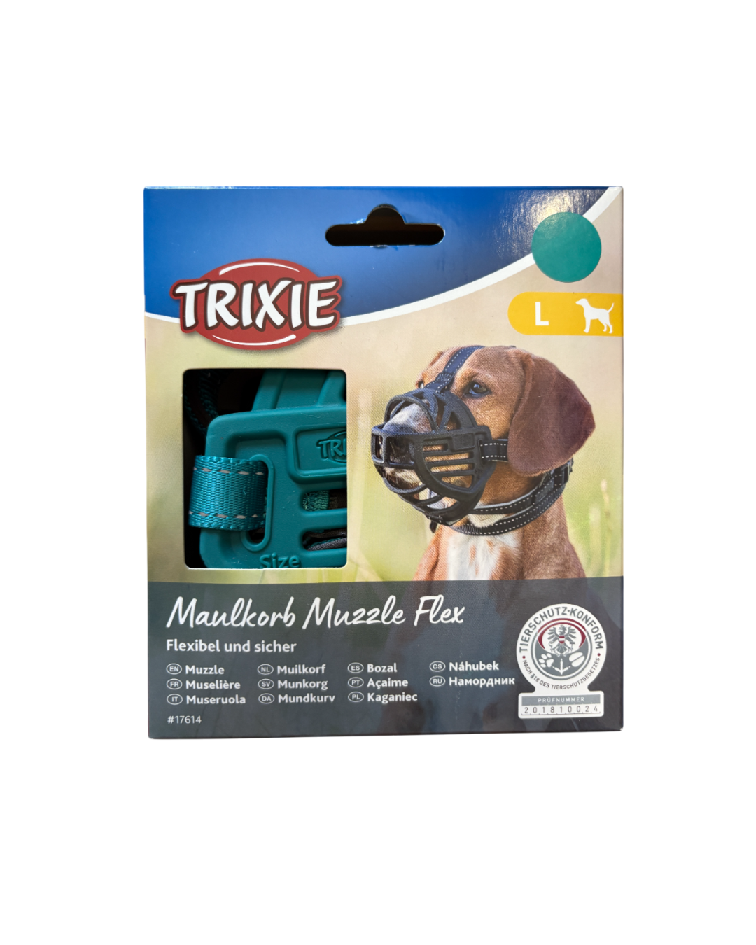 Trixie - Museruola Flex Muzzle Taglia L (Circonferenza interna 31 cm)