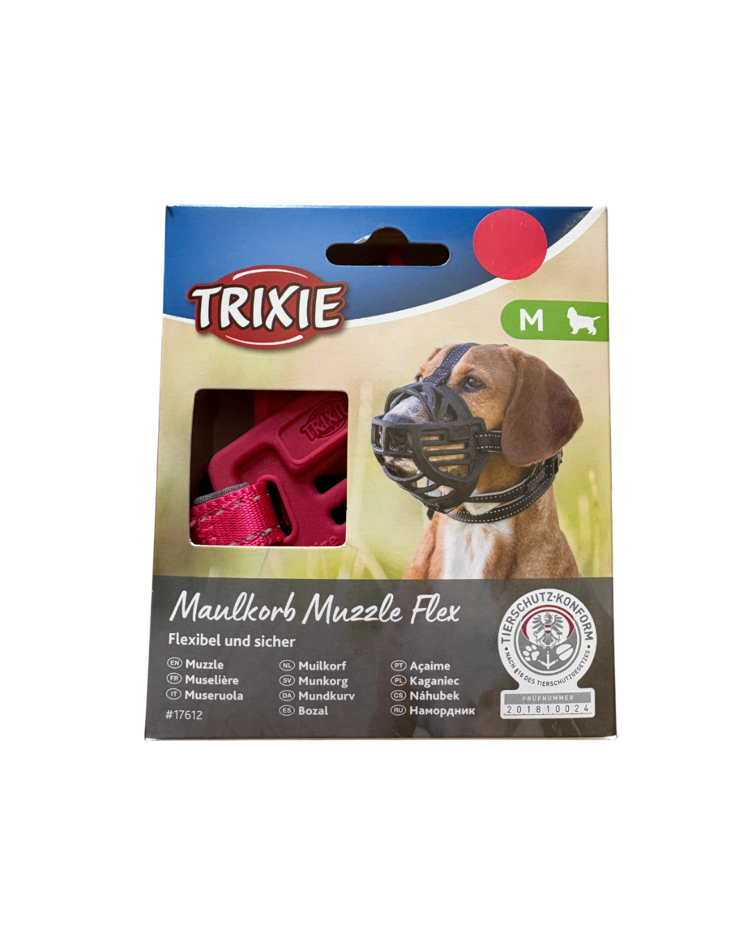 Trixie - Museruola Flex Muzzle Taglia M (Circonferenza Interna 25 cm)