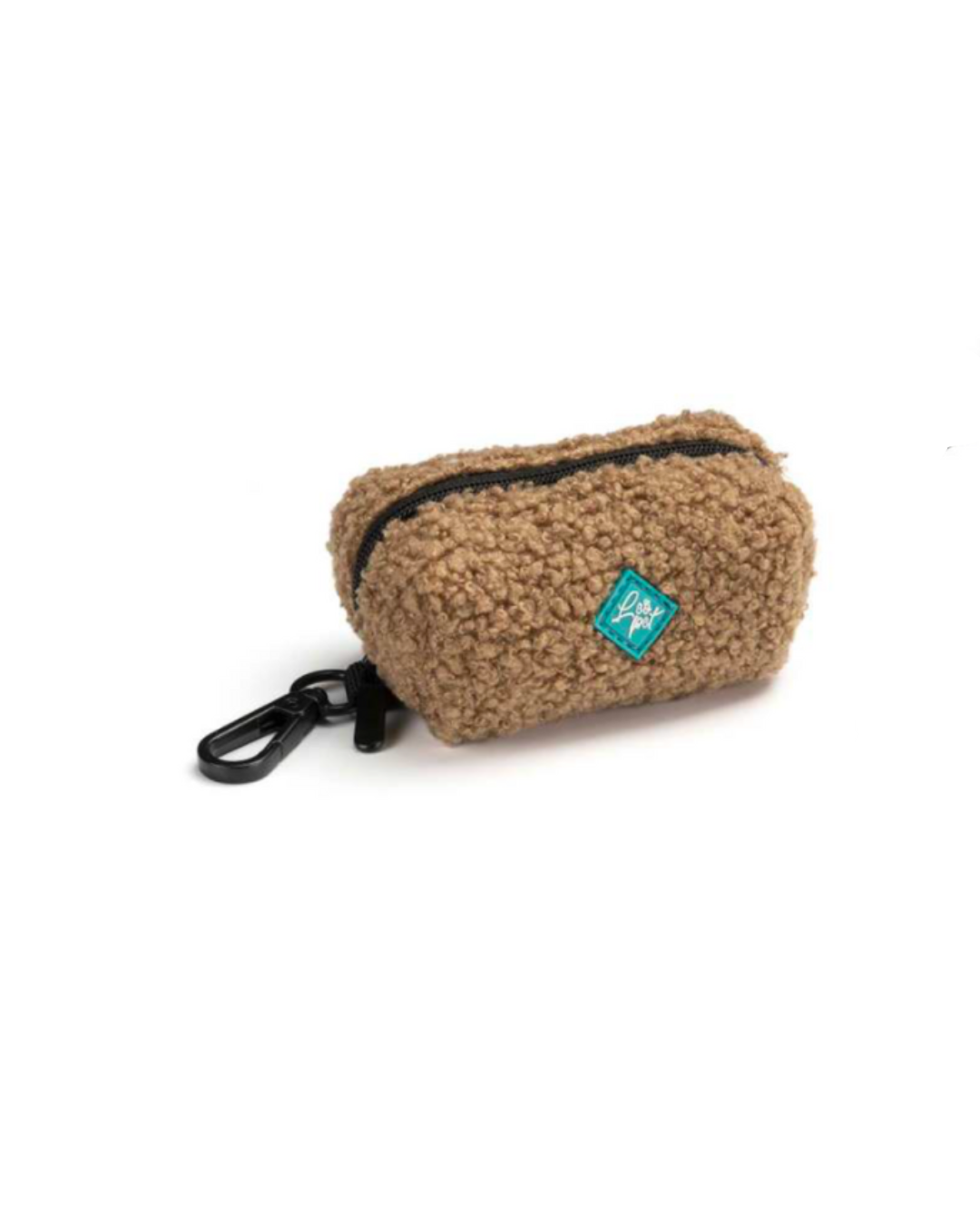 Leopet - Dispenser Sacchetti Igienici Tessuto Teddy Colori scuri