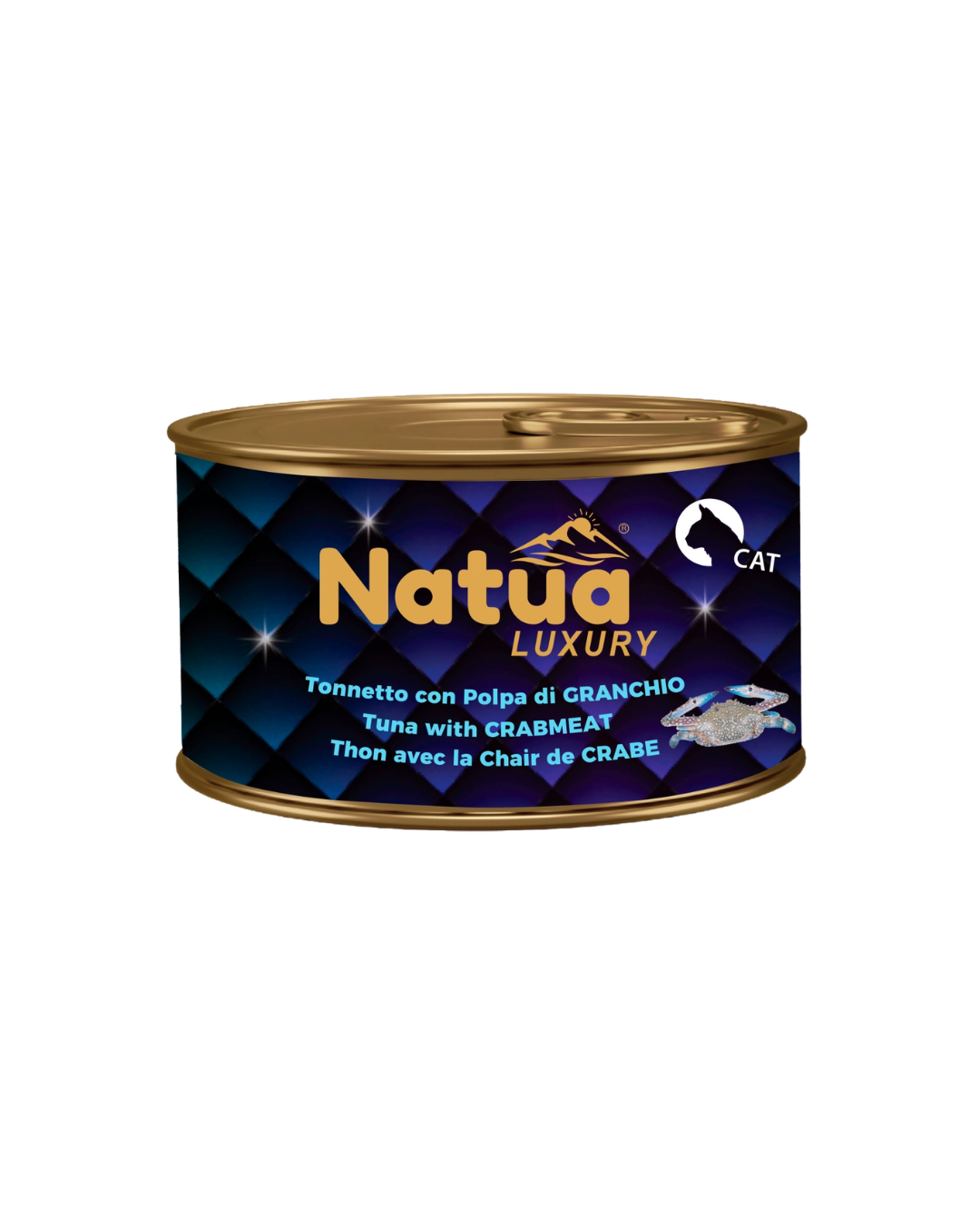 Natua Luxury - Straccetti al Naturale Per Gatti - Tonno Con Polpa Di Granchio