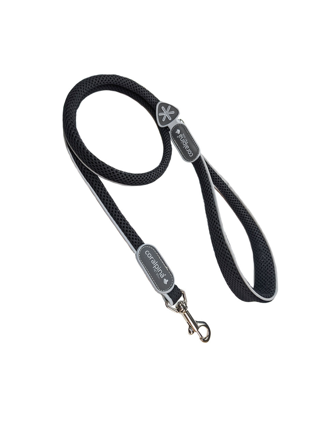 Coralpina - Guinzaglio Cinquetorri - Nero 4/6