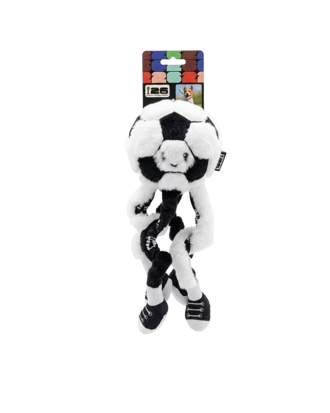 Trixie - Fifa 2026 Palla con Piedi Nera   32cm
